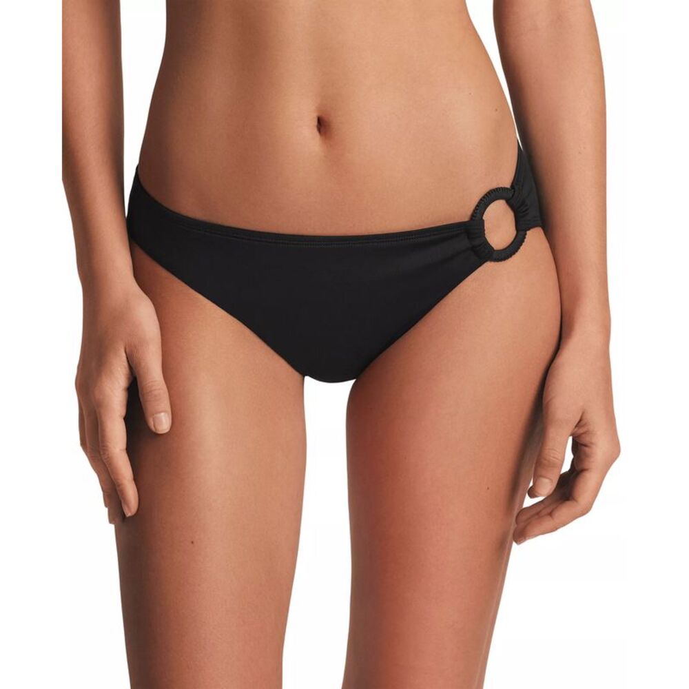 Lauren Ralph Lauren Womens Macrame-Ring Hipster Bikini Bottom 8 Black - NWT